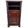 Art Nouveau cabinet with a shelf featuring distinctive floral sculptures.