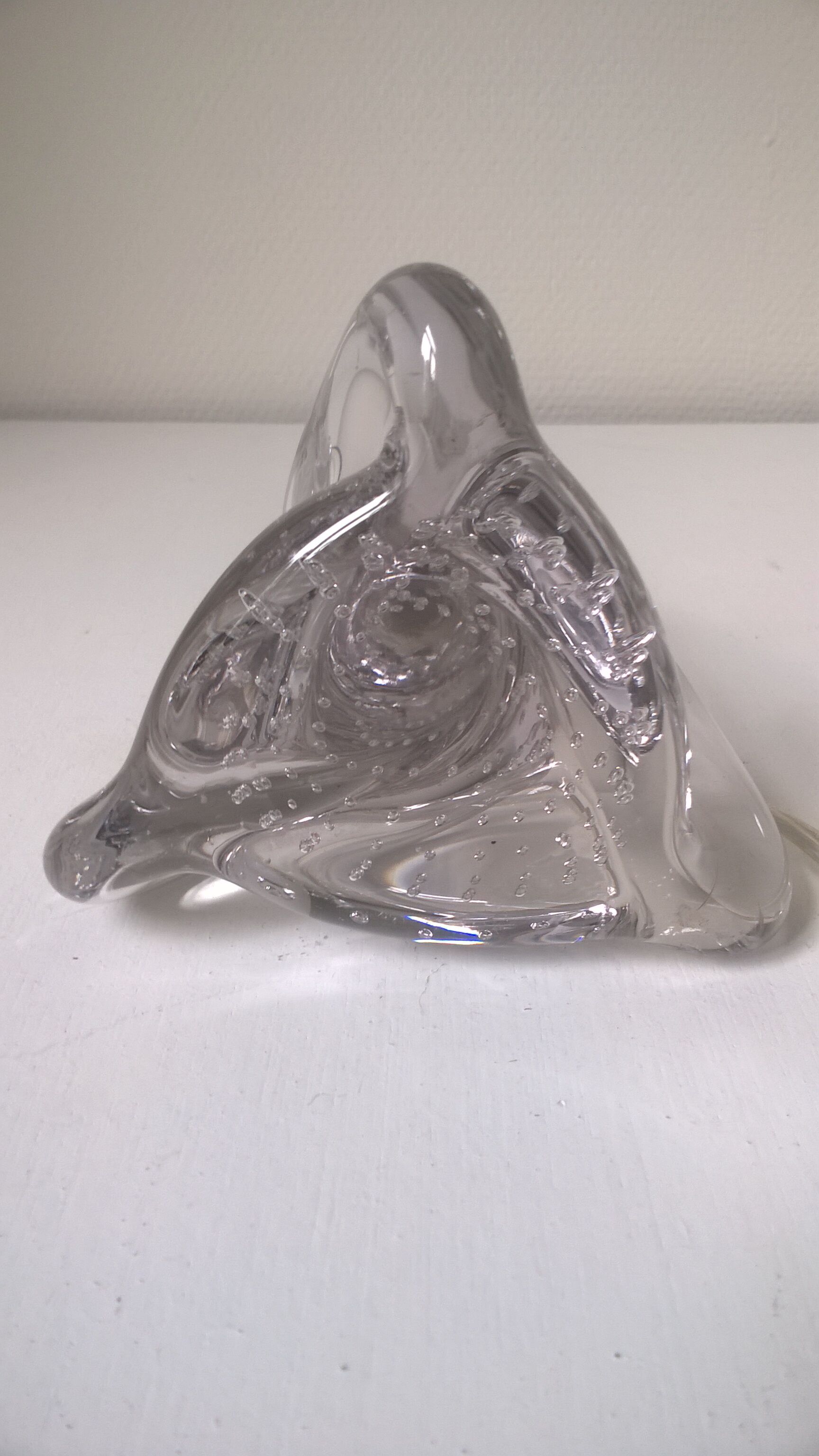 Murano ball glass lamp