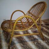 Scandinavian rattan chair