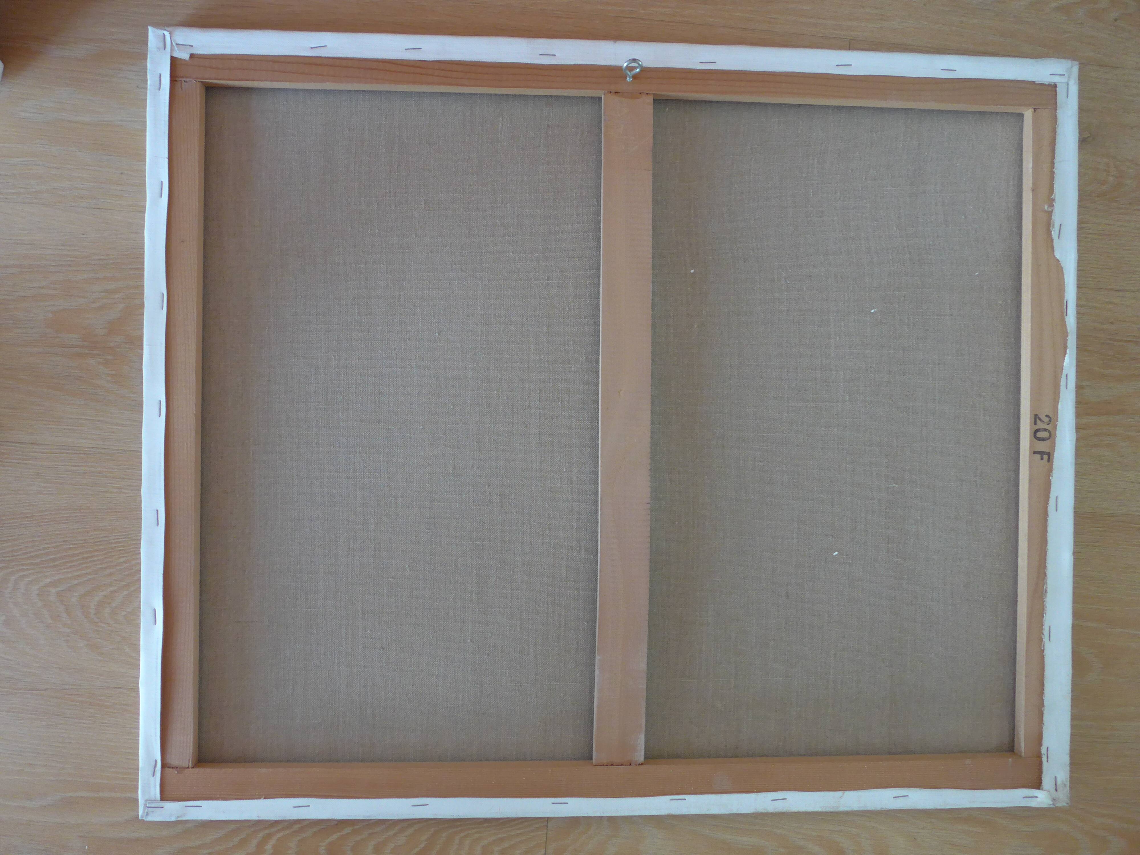 Canvas depicting a Mediterranean forest landscape