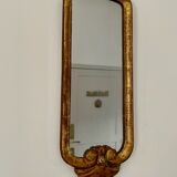 Miroir bois doré 18ème siècle 20x51cm
