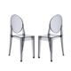 Pair of Victoria Ghost chairs by Philippe Starck for KARTELL