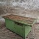 Îlot de cuisine vert établi antique
