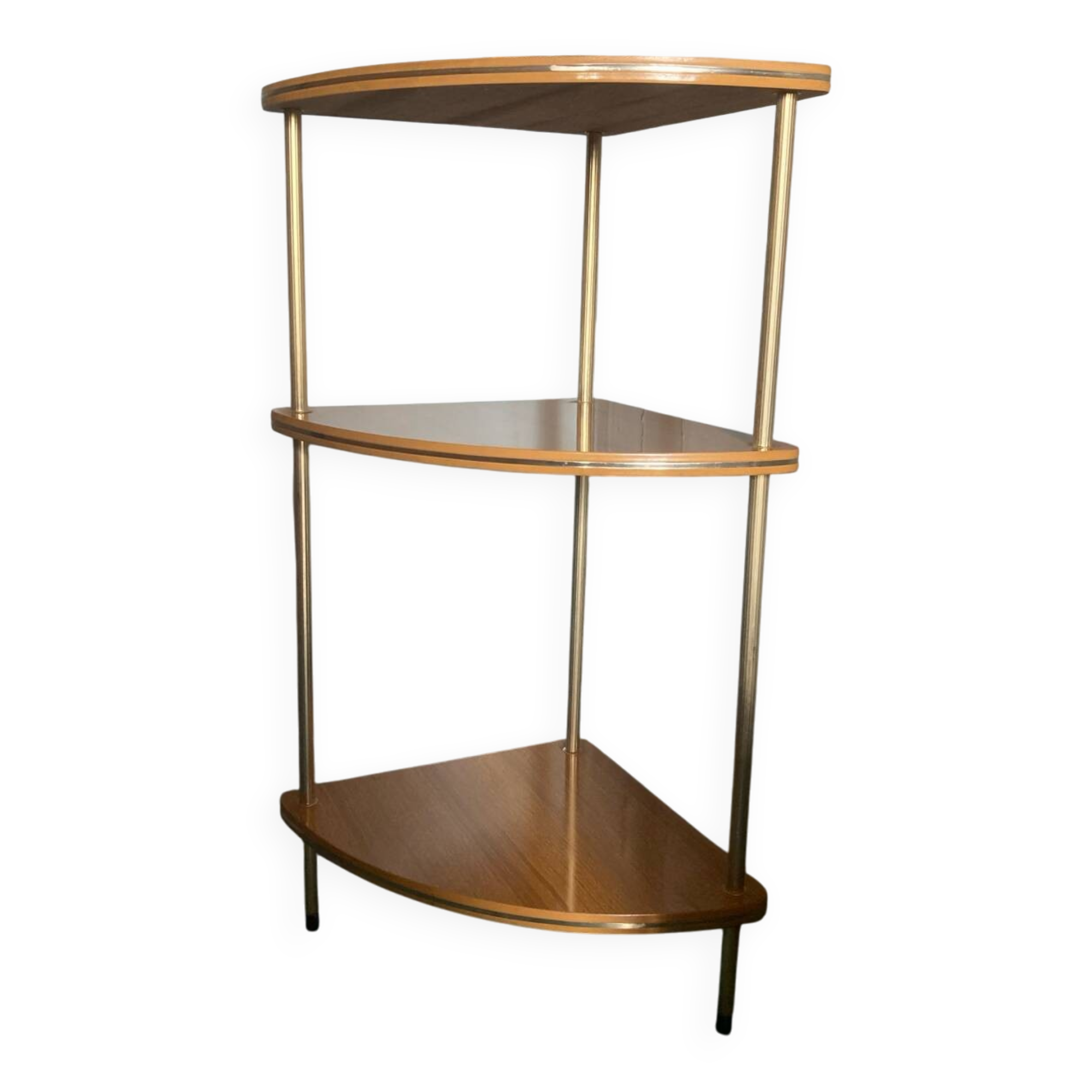 Étagère d’angle 1960 formica