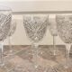 Vintage Service Set 9 Glasses Liqueur Wine Water Baccarat Crystal Lagny