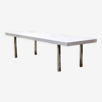 Formica bench table by Pierre Guariche for Meurop