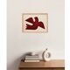 Peinture original sur papier  "Bird" signée Eawy
