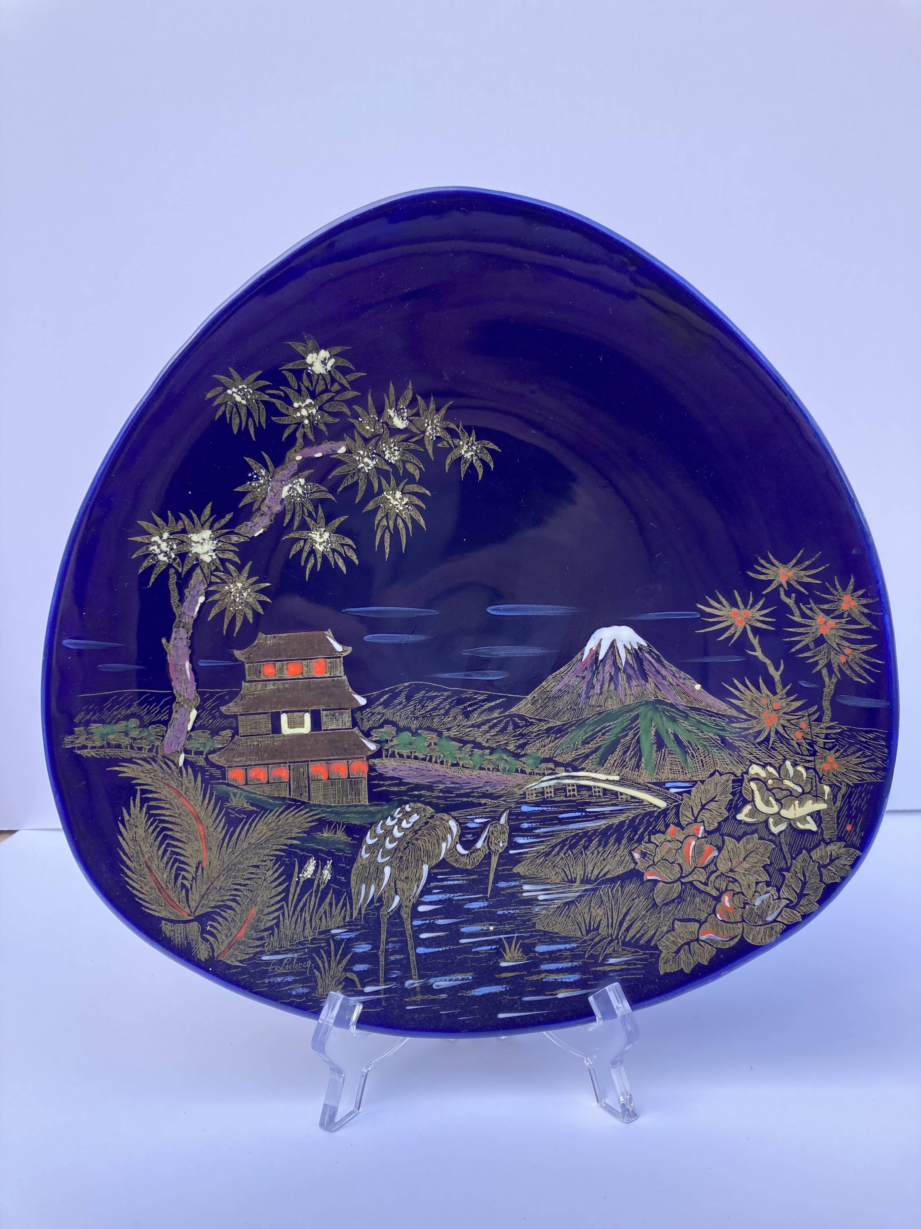 Decorative plate Émaux de Longwy