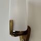 Applique vintage laiton et Perspex, Italie 1960