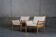 Illum Wikkelsø - Silkeborg 'Genius' easy chairs