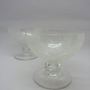5 glasses of Baccarat France champagne glasses