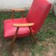 Vintage red armchair