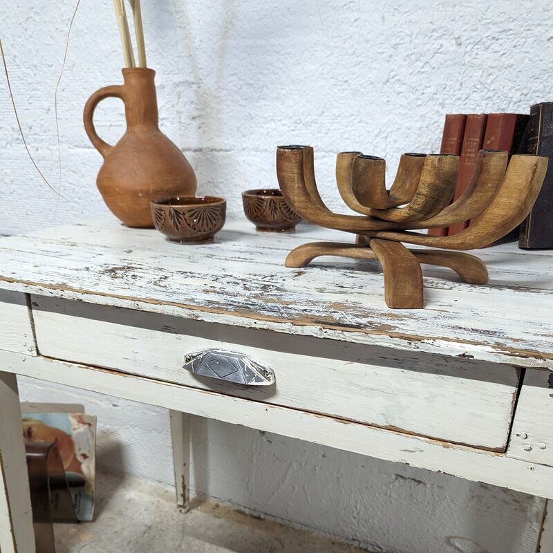 Patinated farmhouse table