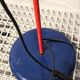 Veneta Lumi vintage floor lamp – colourful Italian design, adjustable arm.