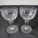 Verres à vin en cristal Baccarat Pompadour