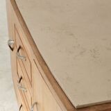 Oak and marble sideboard, 1950