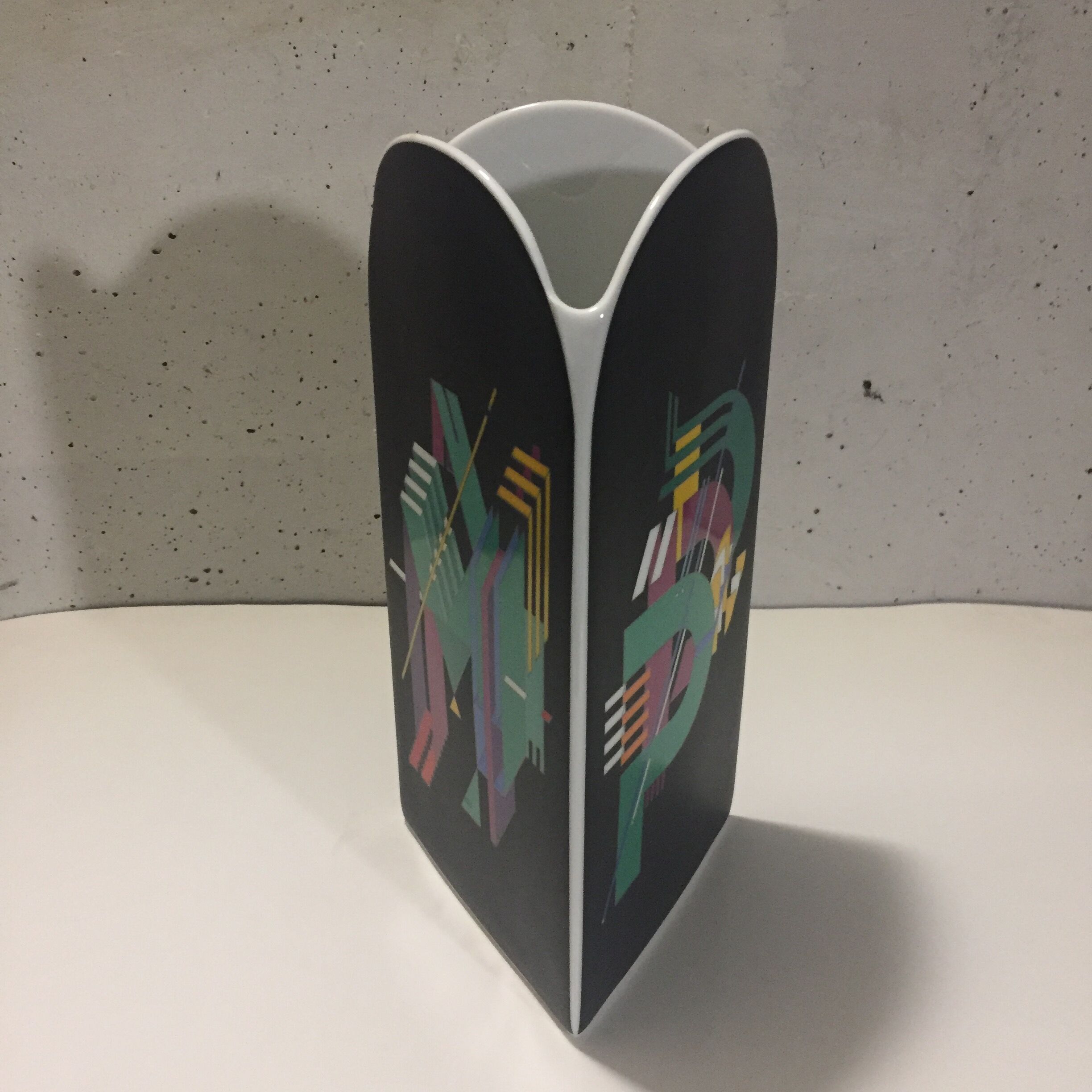 Vase céramique Marcello Morandini, Rosenthal 1980 Selency