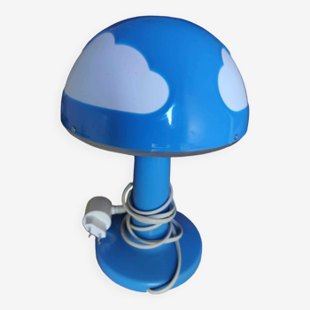 Ikea Skojig blue lamp