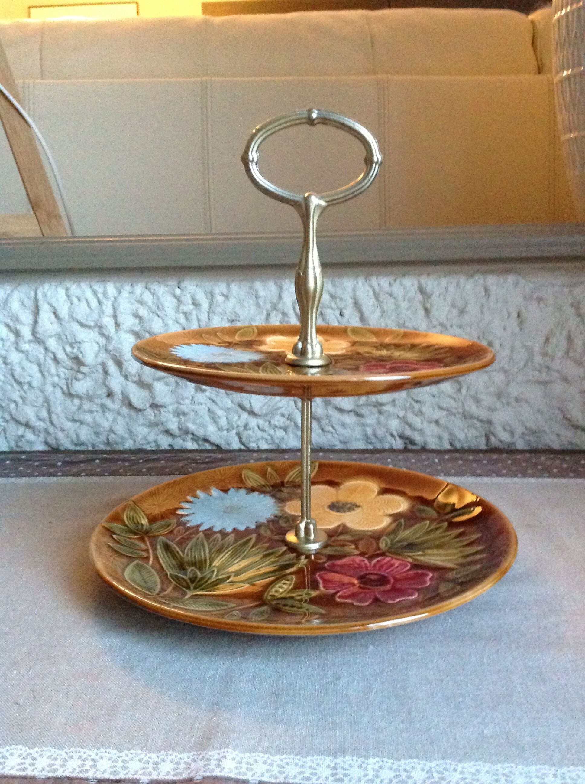 Table servant in sarreguemines vintage 50/60