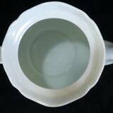 Coffee service in white and gold porcelain Limoges France