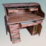 American solid wood roller desk