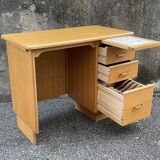 Vintage gilded wooden desk