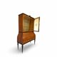 Secretary credenza in marquetry in the Italian Louis XV style from the mid-century, 1960.