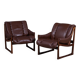 Mid-Century Armchairs in Rosewood by Torbjørn Afdal for Nesjestranda Møbelfabrikk, 1960s, Set of 2
