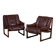 Mid-Century Armchairs in Rosewood by Torbjørn Afdal for Nesjestranda Møbelfabrikk, 1960s, Set of 2