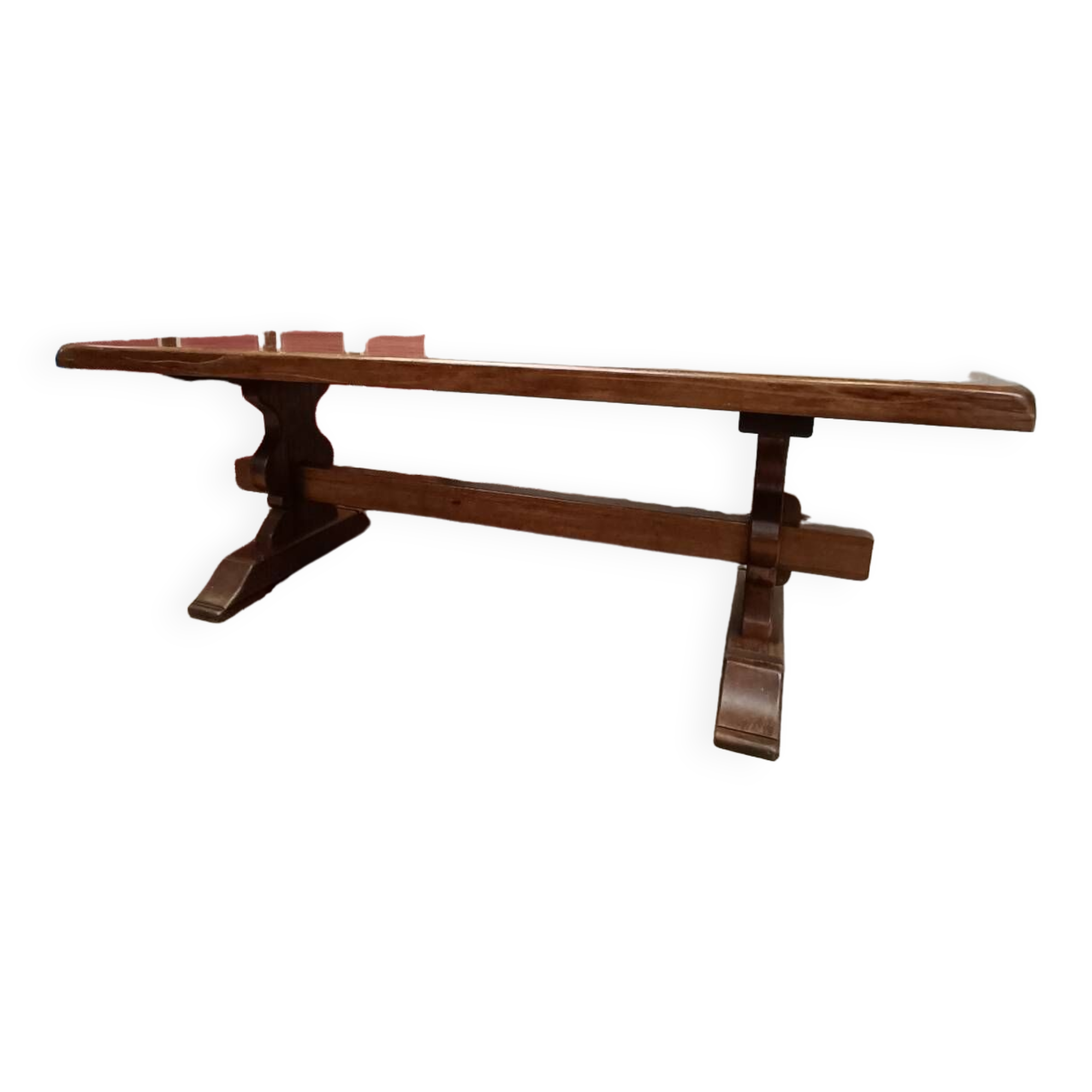 Solid wood monastery table