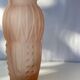 Art deco vase in pressed glass lily of the valley pattern