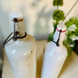 Set of two vintage stoneware bottles