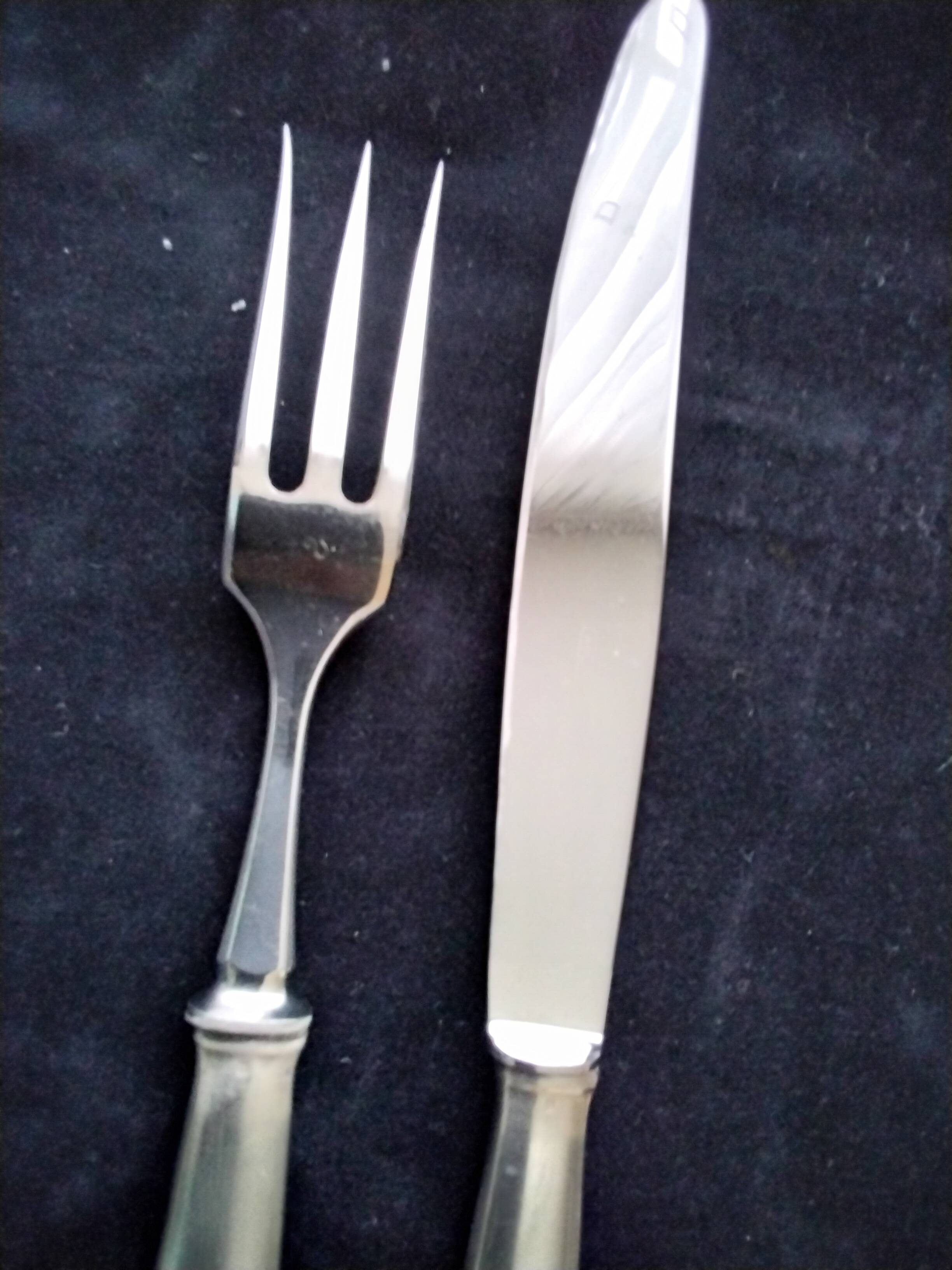 Apollonox Silver-Plated Metal Carving Set