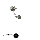 Silver mid-century vintage Herda eyeball floor lamp