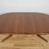 Mid-Century Teak Extendable Dining Table, Denmark, 1960s