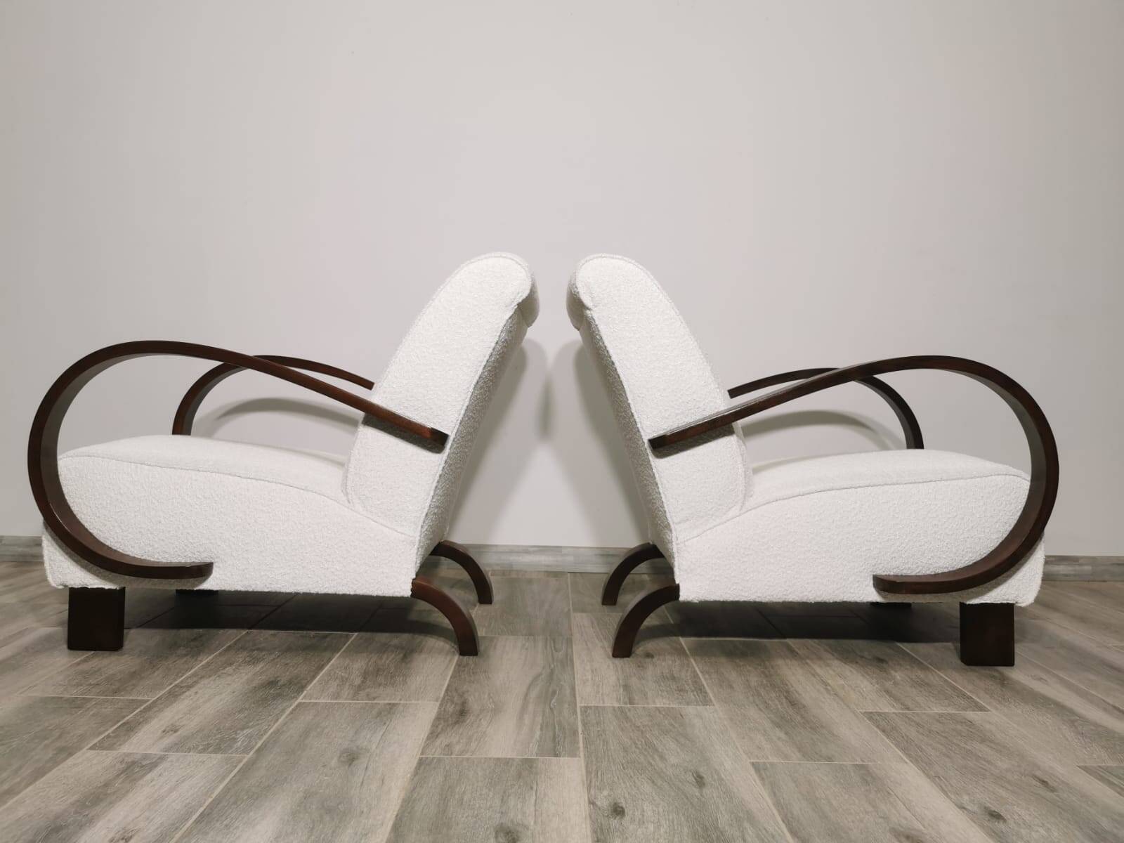 Armchairs by Jindrich Halabala, 1940s