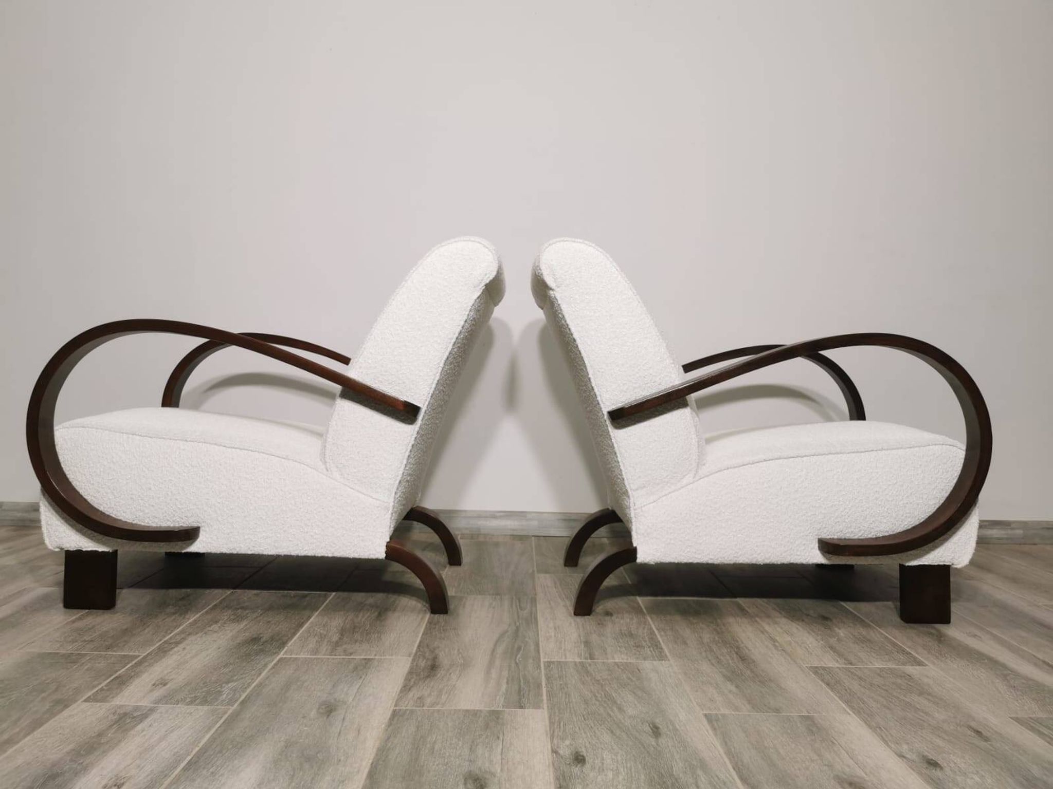 Armchairs by Jindrich Halabala, 1940s