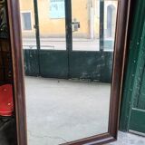 Antique wooden mirror