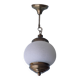 Glass and brass suspension
