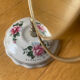 Porcelain flowered table mirror - Bergère de France