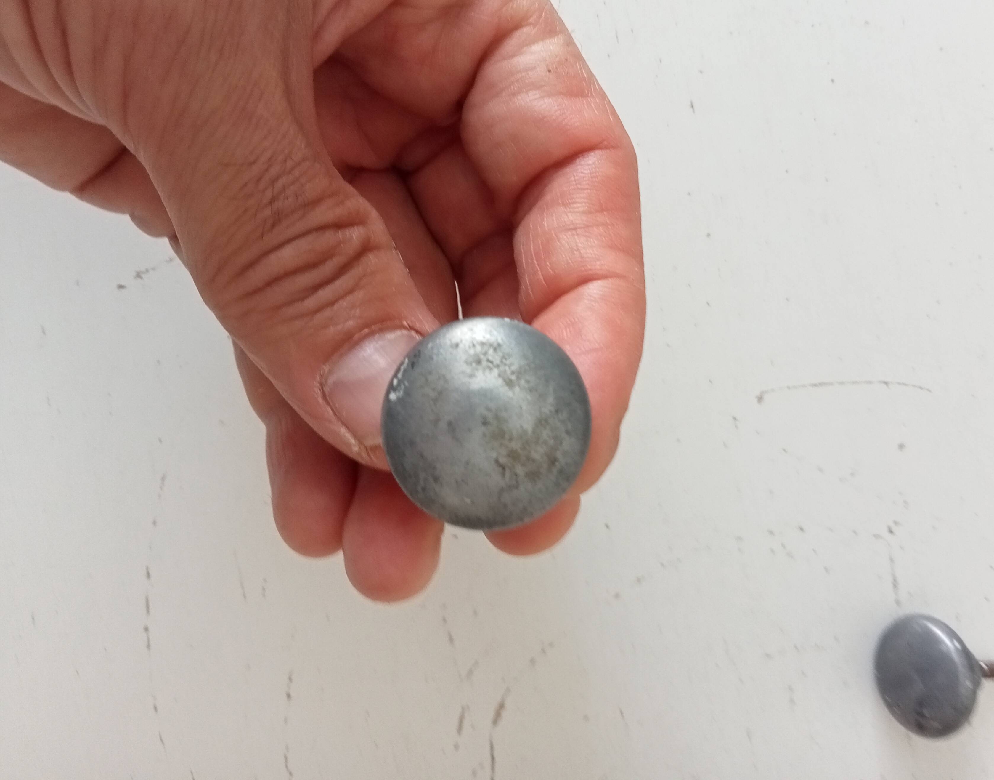 Pair of antique furniture knob handles