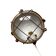 Industrial porthole wall light in Bakelite with glass globe.