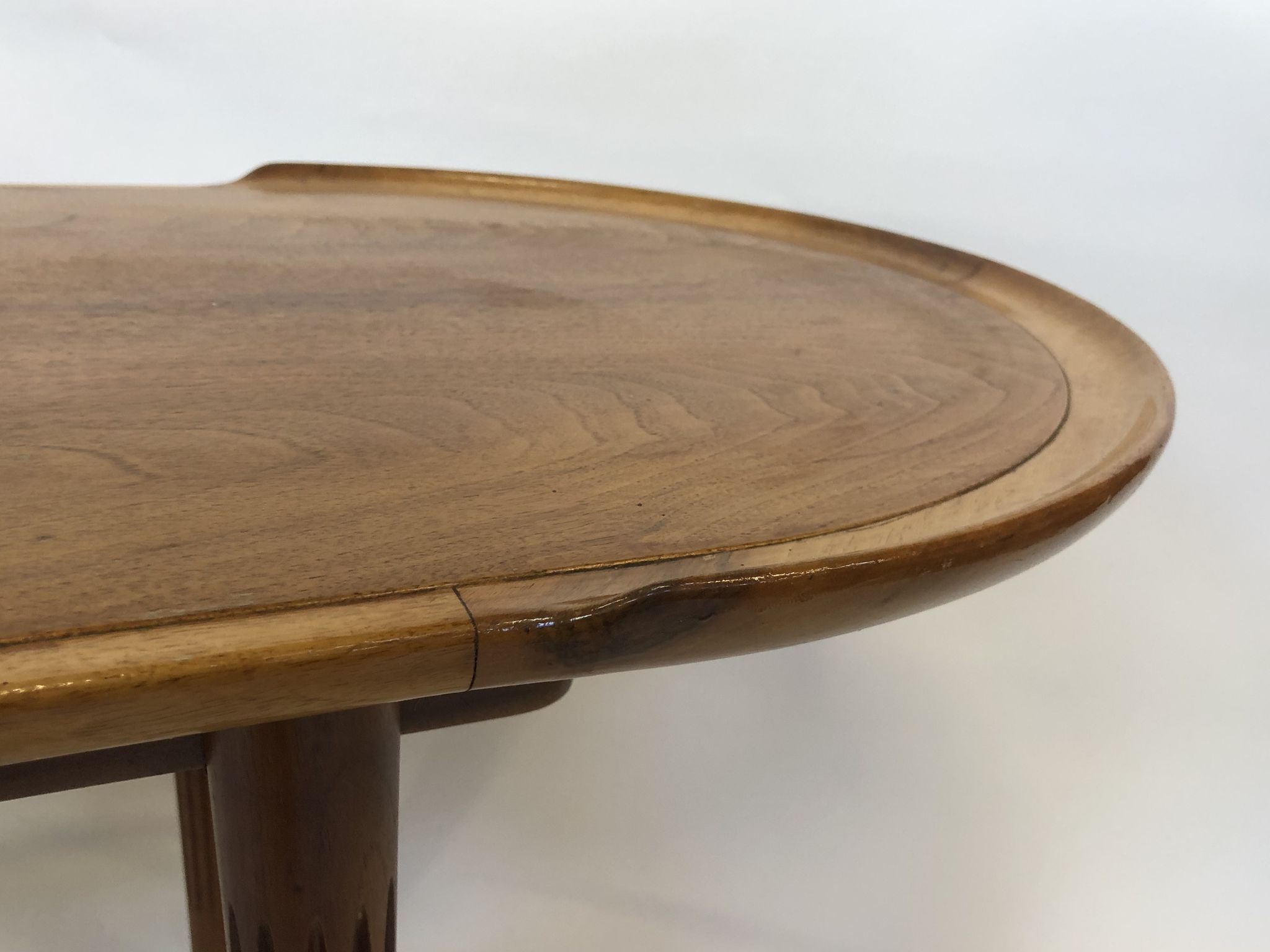 Vintage wooden coffee table, A.A. Patijn for Zijlstra Joure, 1950s