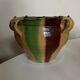 Planter cover in glazed clay South West