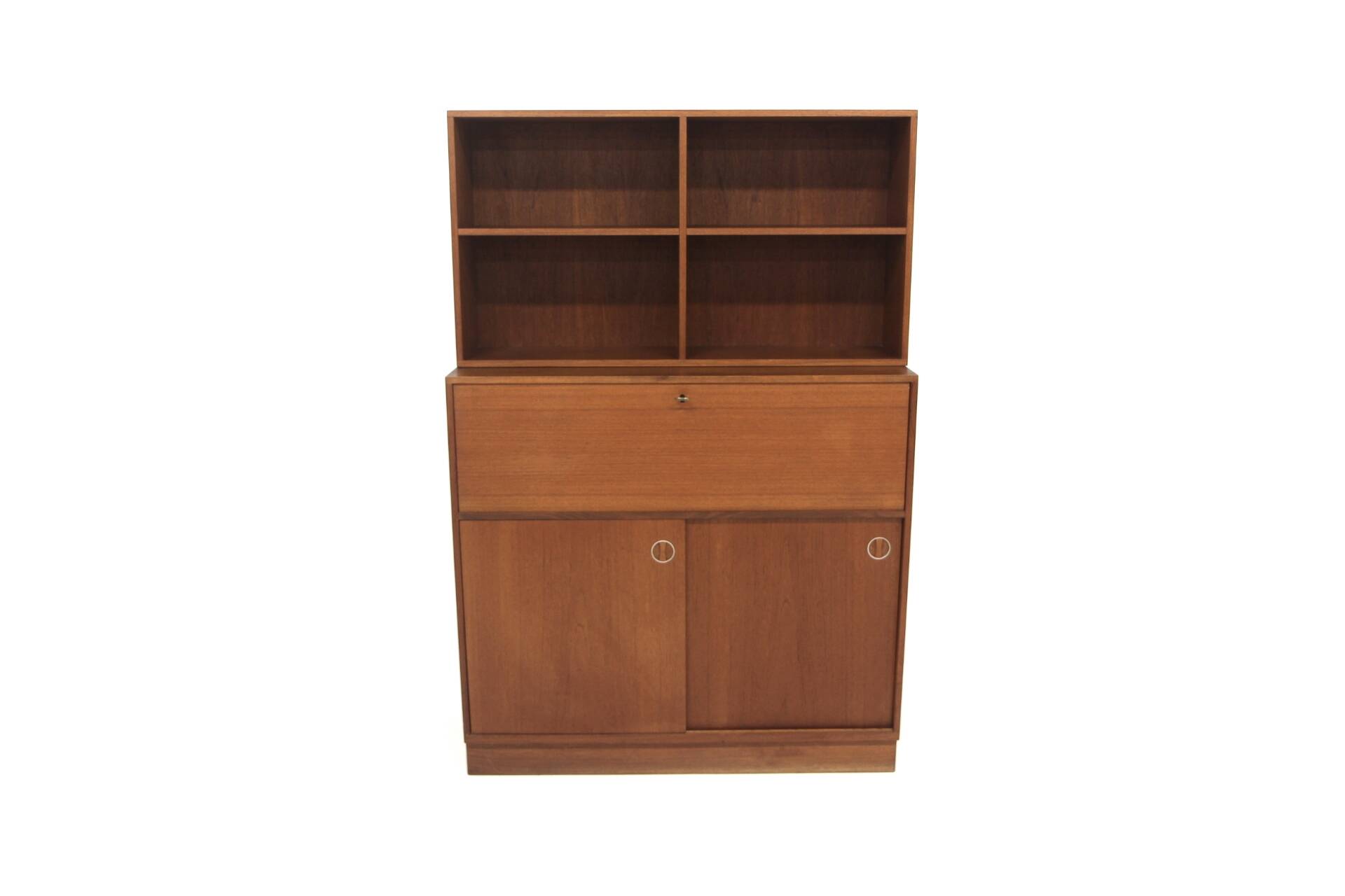 Scandinavian teak secretary, "Fiesta", Bräntorps Industrier, Nybro, Sweden, 1960