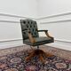 Green English Chesterfield Desk Chair