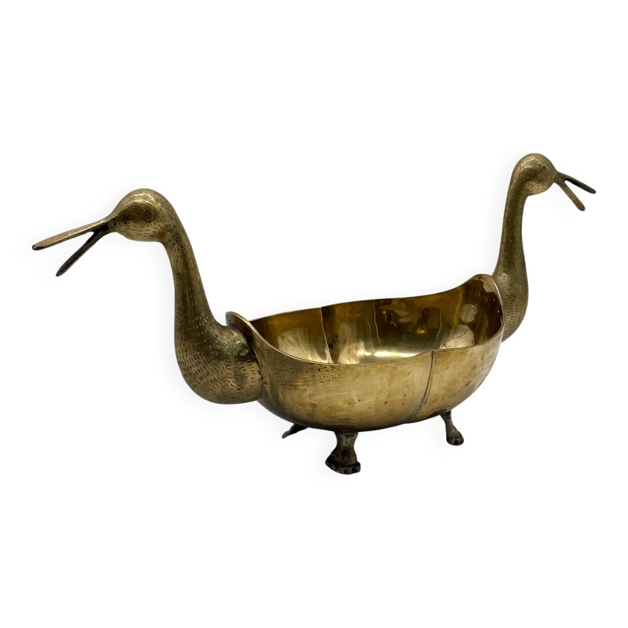 Table centre "ducks" in brass – circa 1950s
