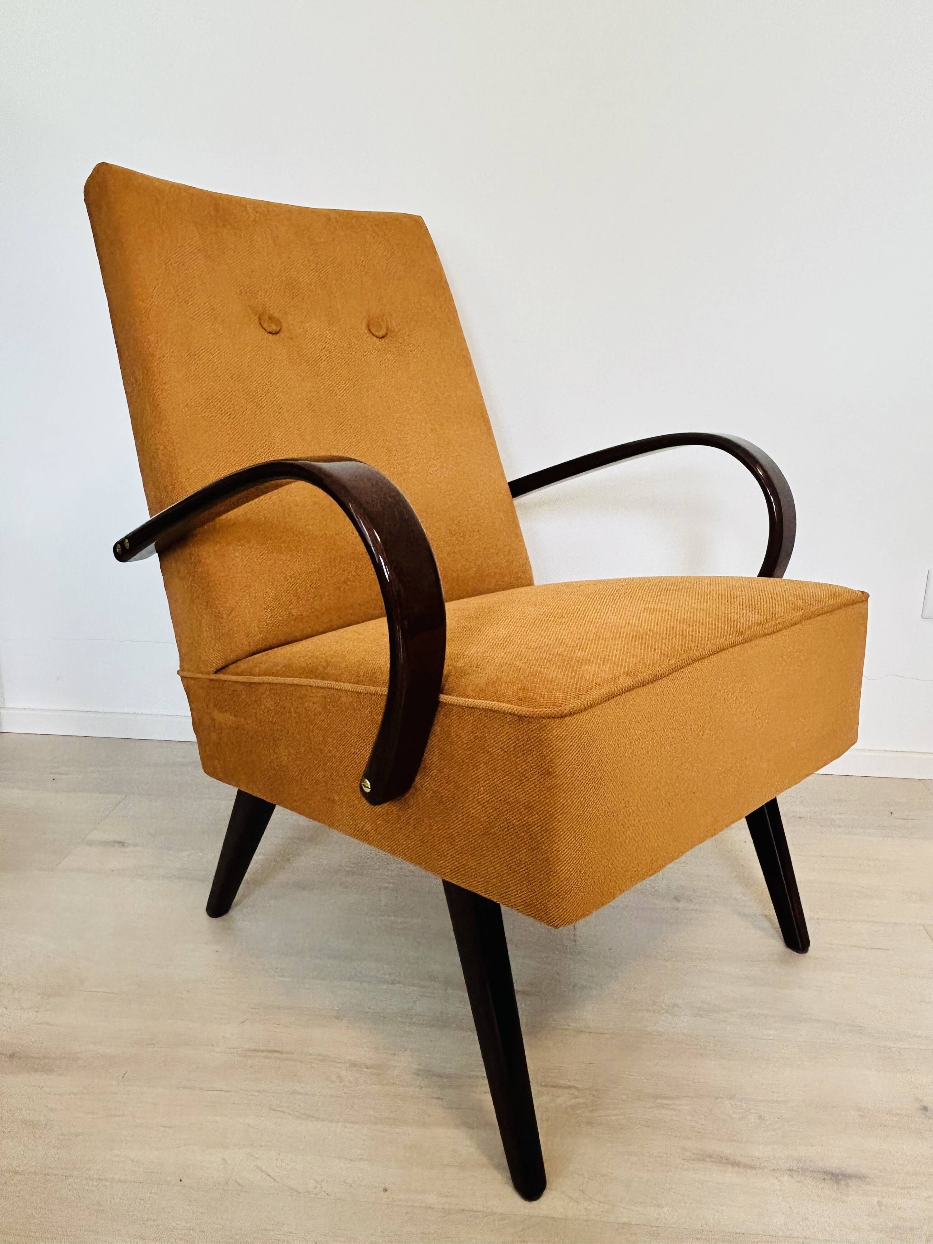 Vintage Armchair by Jaroslav Smidek for TON
