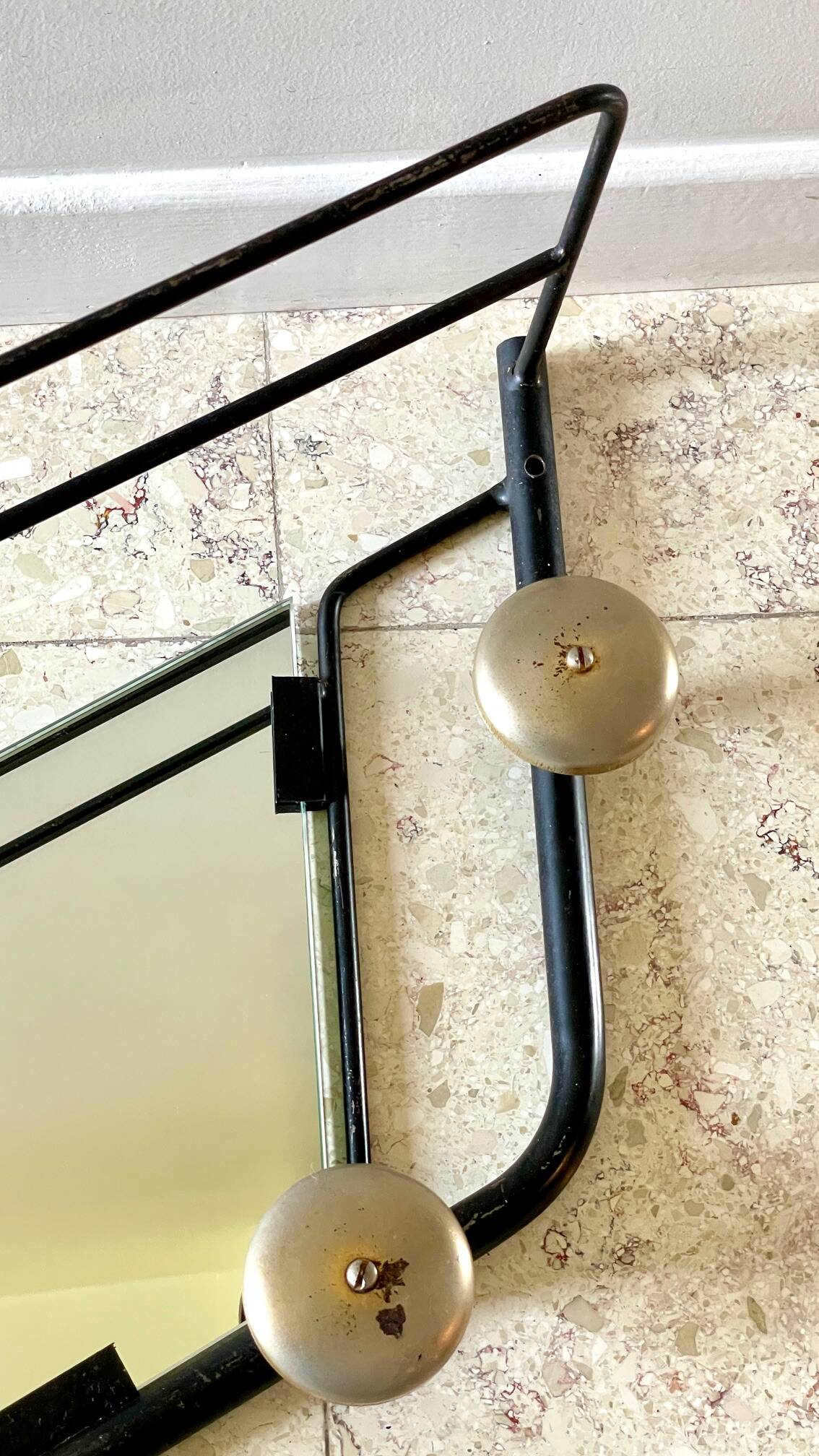 Vintage Steel Coat Rack from the 60s