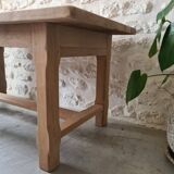 Solid oak farmhouse table